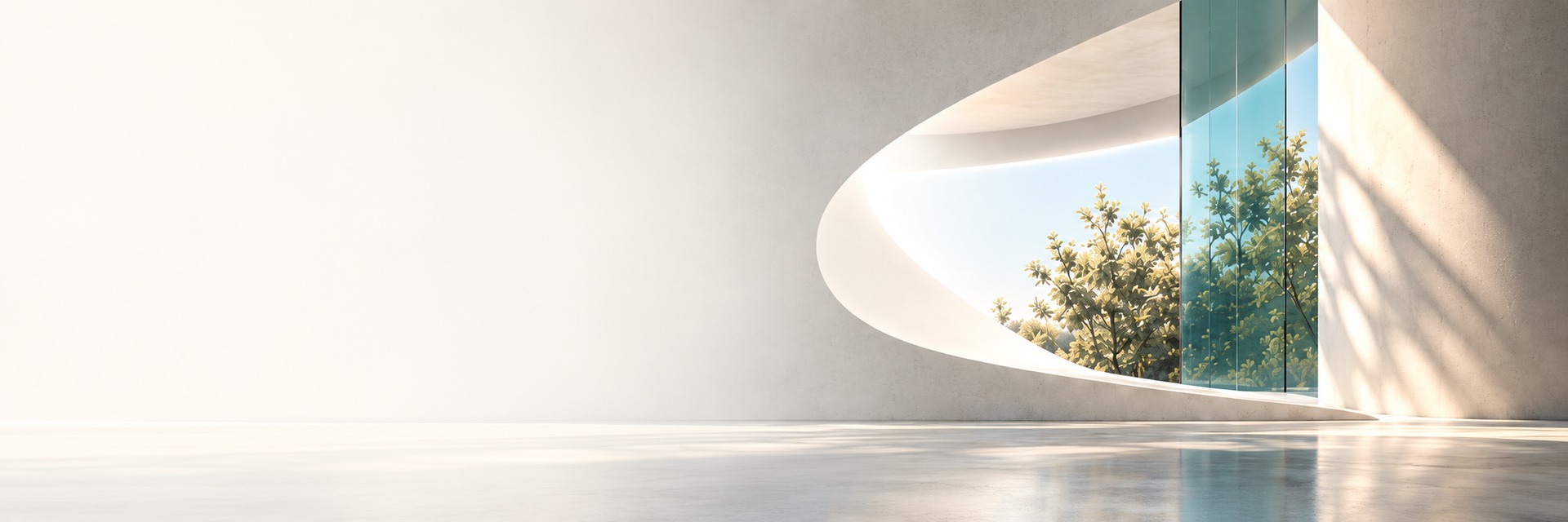 Light architectural interior